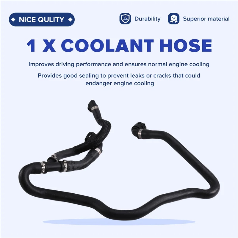 X39A-Шланг охлаждающей жидкости радиатора, автомобильная часть, охлаждающий шланг для BMW 5 серии F10 F11 F18 520Li 523I 530I N52N 17127578404 2010-2013