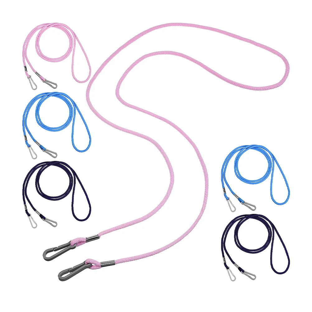 6 قطع من أشرطة قفاز التزلج، مشابك قفاز ناعمة، حبل للرقبة، قفاز رياضي شتوي خارجي، حزام قفاز #1