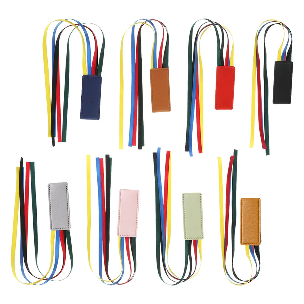 

8pcs Ribbon Bookmarks Wear Resistant Useful Gifts Students Page Mark Bookmarks Reading Decorative Ribbons Marks