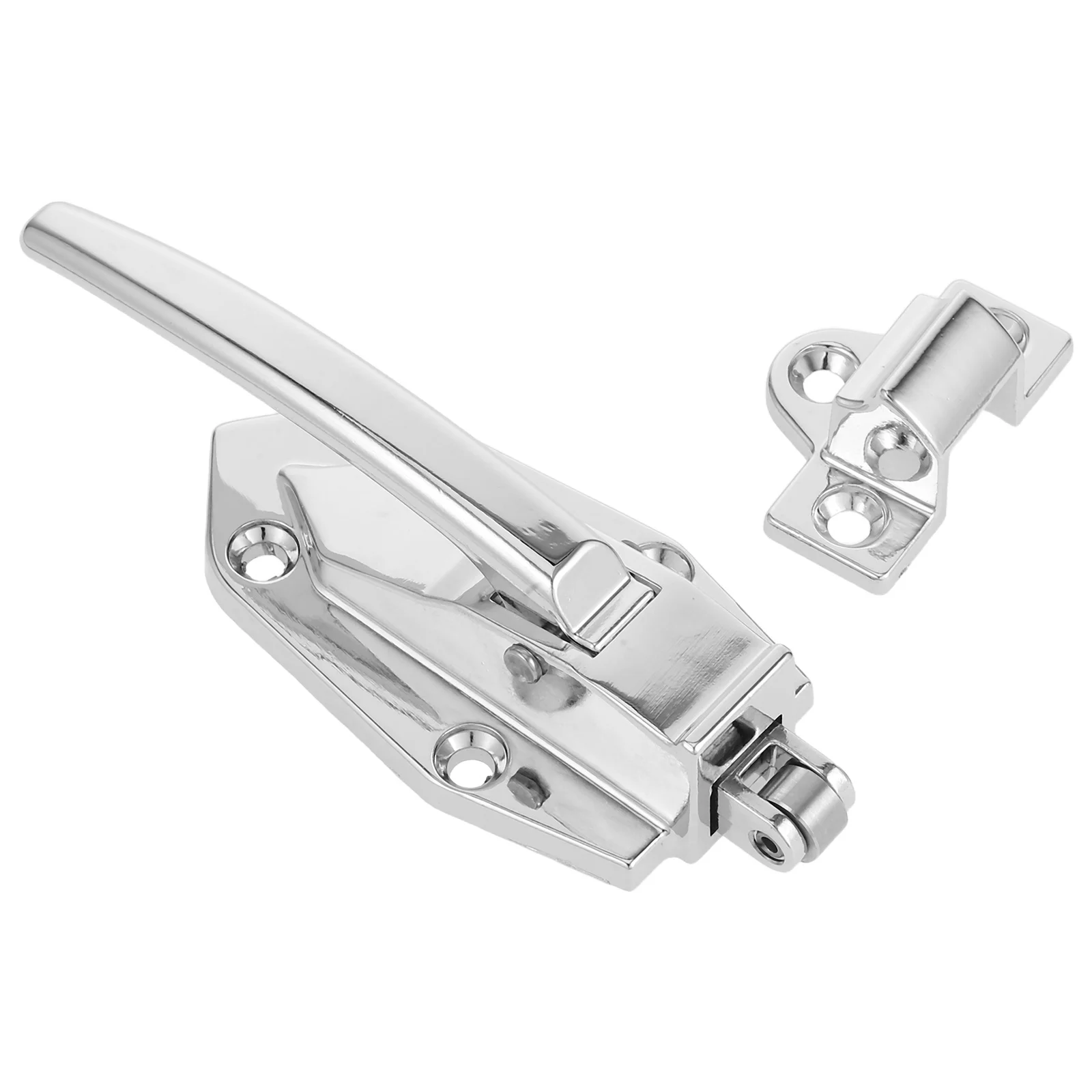 

1Set Oven Door Handle Zinc Alloy Heavy Duty Latch Replacement for Freezer Cooler Steam Cabinet Steam Cabinet Door Handle