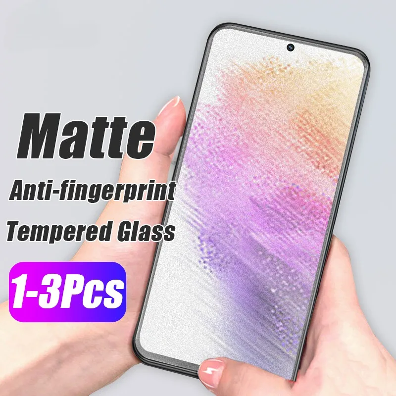 Matte Protective Glass for Samsung Galaxy A33 A53 A73 A22 A23 A13 A12 A03S A52 M53 M33 M23 M52 M22 M32 Glass Screen Protectors