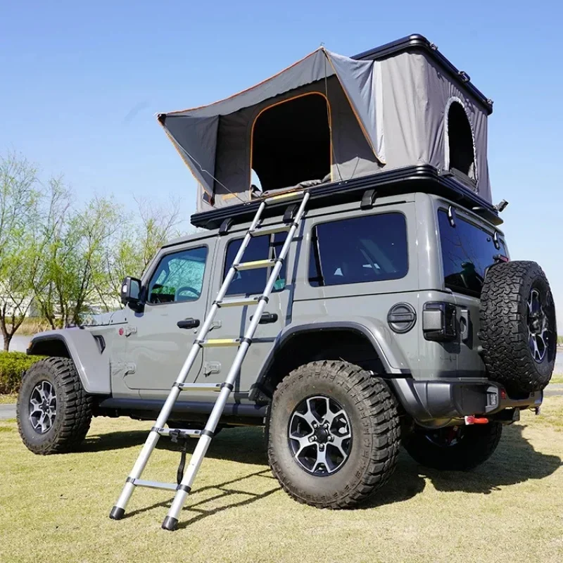 Hot-Selling High Quality Outdoor Camping Car Off-Road-Up - Person Rectangular Hard Top Roof Tent