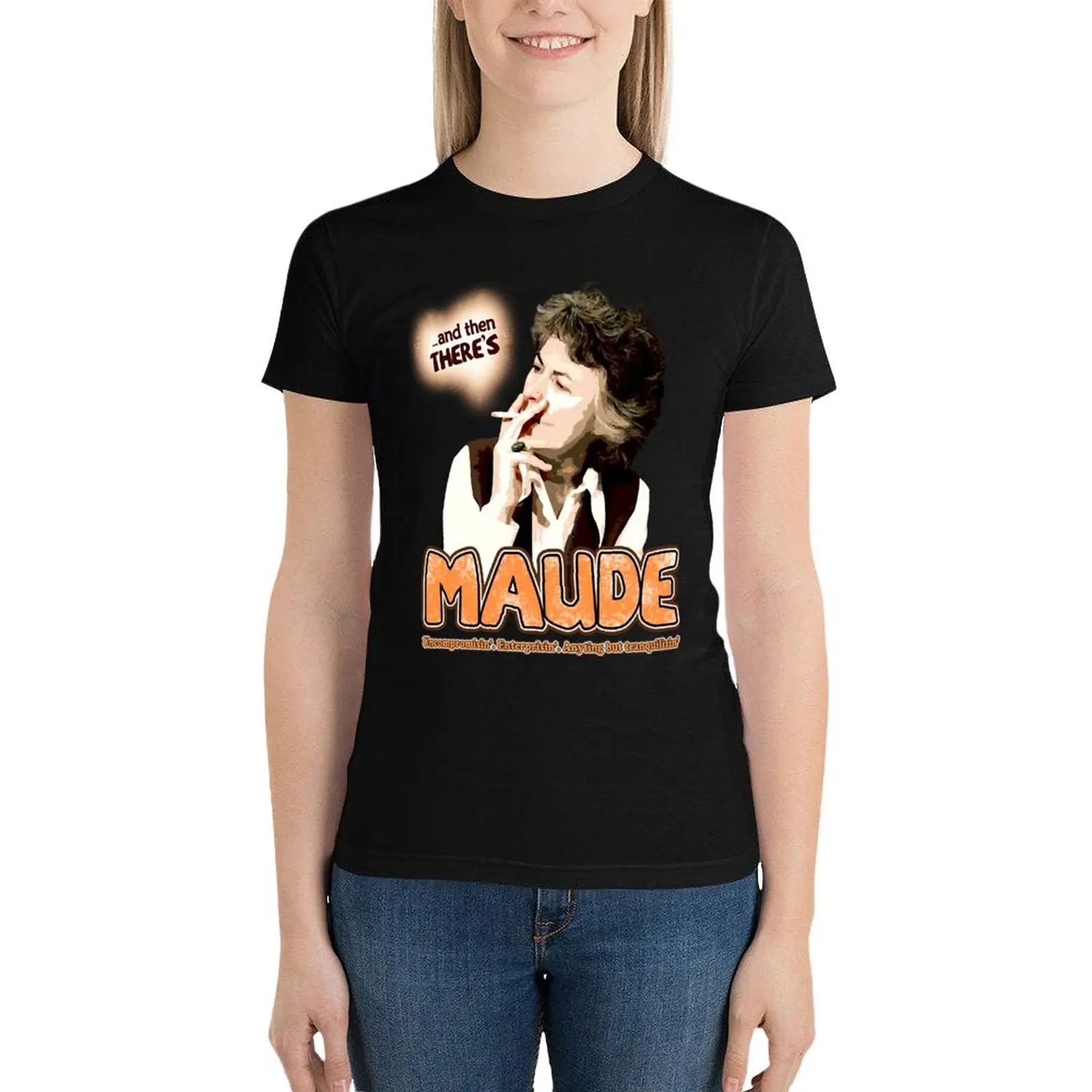 Dorothy MAUDE T-Shirt vintage clothes funny shirts graphic tees black t-shirts for Women