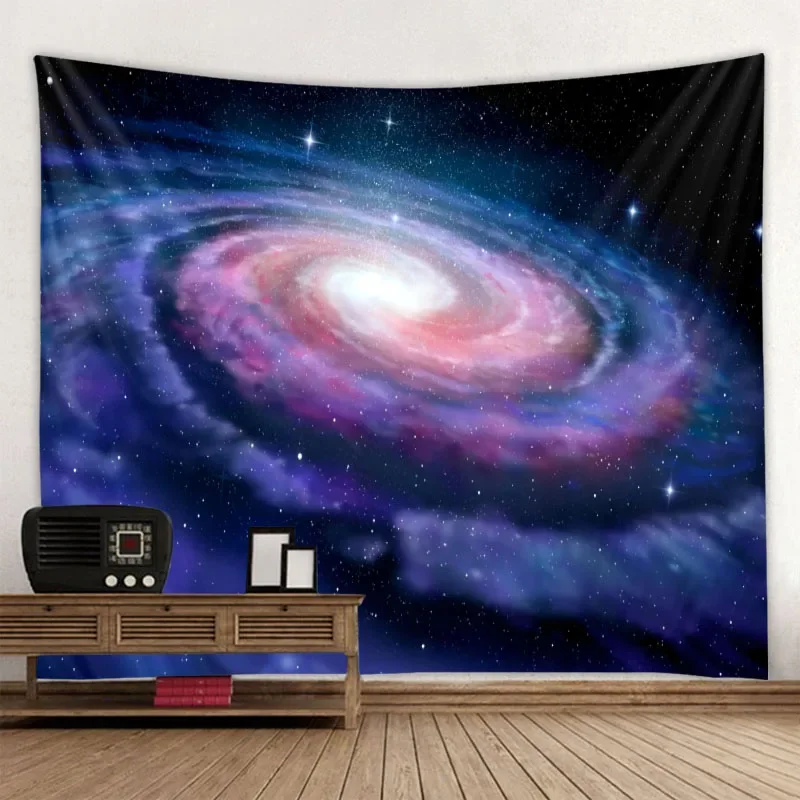 Starry print tapestry planet universe fantasy home decoration wall hanging boho aesthetic bedroom living room wall decoration