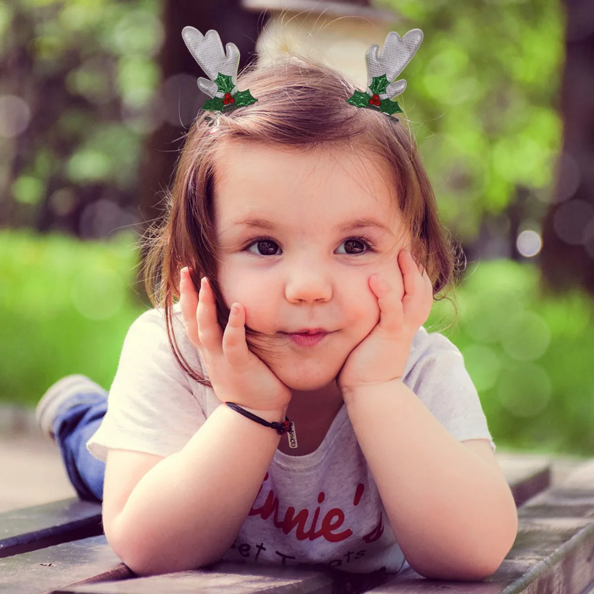 

3pcs Hair Decoration Reindeer Shape Baby Antlers Shape Barrette Accessories Hair Clips Festival Decorations Stylish Barrette