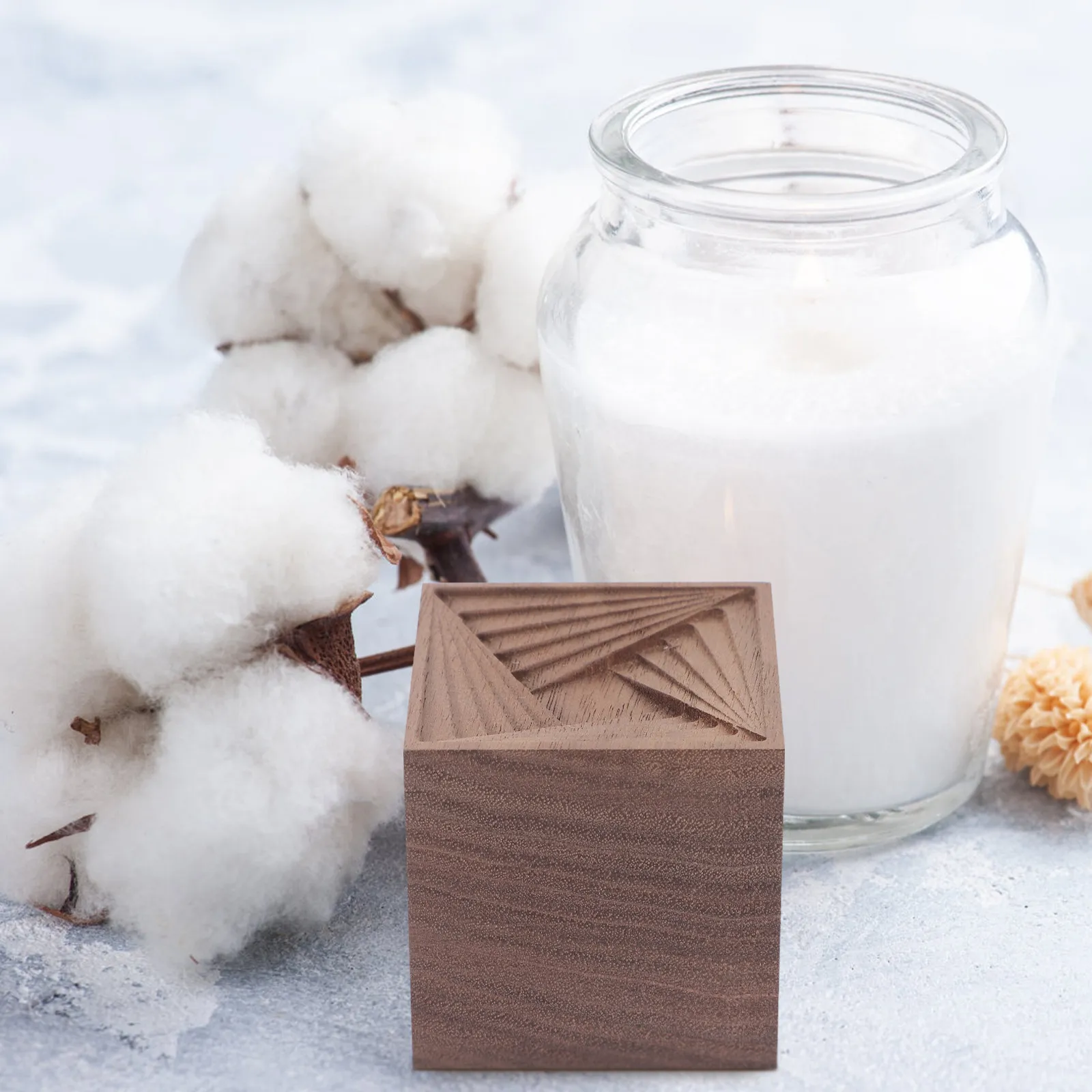 

Essential Oil Wooden Diffuser Cube Natural Wood Aroma Diffuser Block Home Car Office Aromatherapy Decoration Wood Diffuse