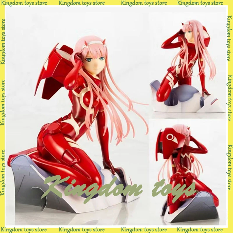 Darling in The FranXX 02 Zero Two Anime Figure 16cm Animation Periphery Creative Toy Figure Handmade Ornament Pendant Boxed Gift