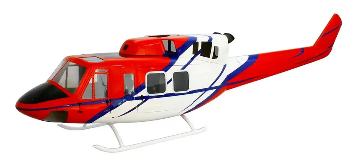 800 Size Scale B212 Helicopter Fuselage with Mechanics RC Heli Parts