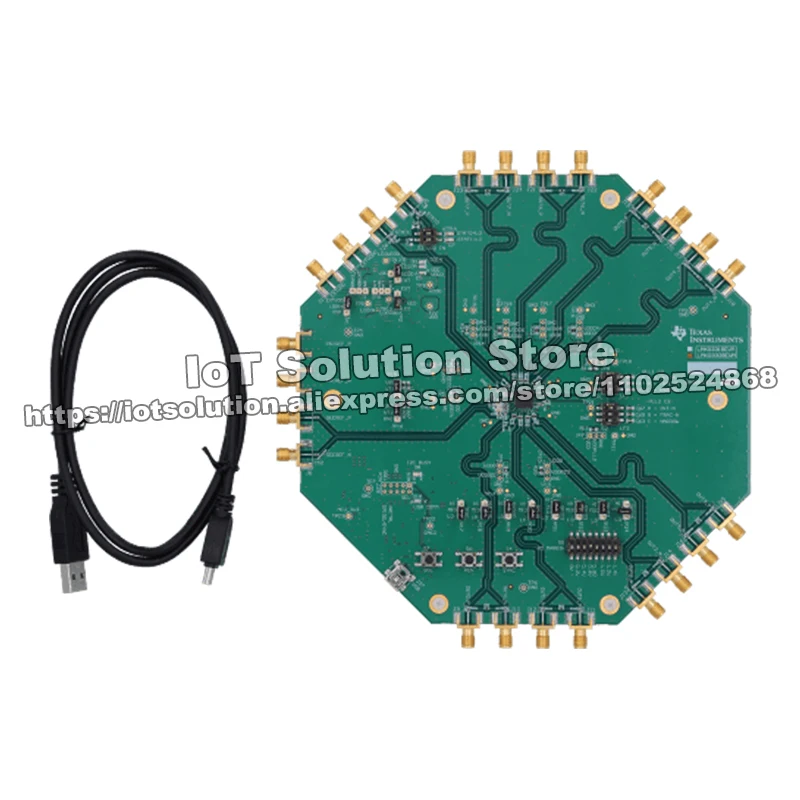LMK03328EVM Ultra-Low-Jitter Clock Generator EVM With 2 PLLs, 8 Differential Outputs, and 2 Inputs
