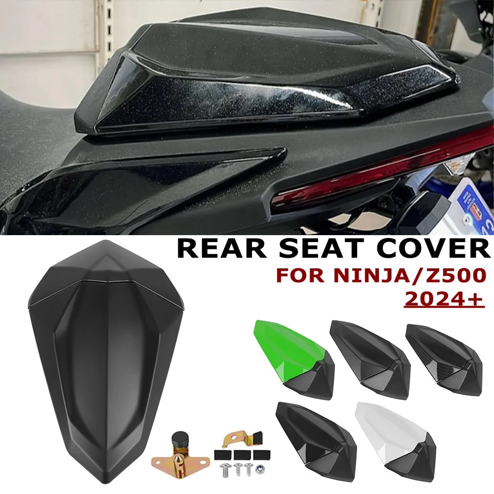 

For Kawasaki Ninja500 Z500 Ninja 500 Z 500 SE 2024-2025 Motorcycle Rear Seat Cover Rear Passenger Pillion Seat Cowl Tail Fairing