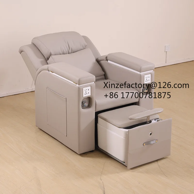 

Factory Direct 2026 Top Rated Electric Nail Art Eyelash Sofa Beauty Salon Nail Salon Foot Sofa Multifunctional Foot Beauty Pedic