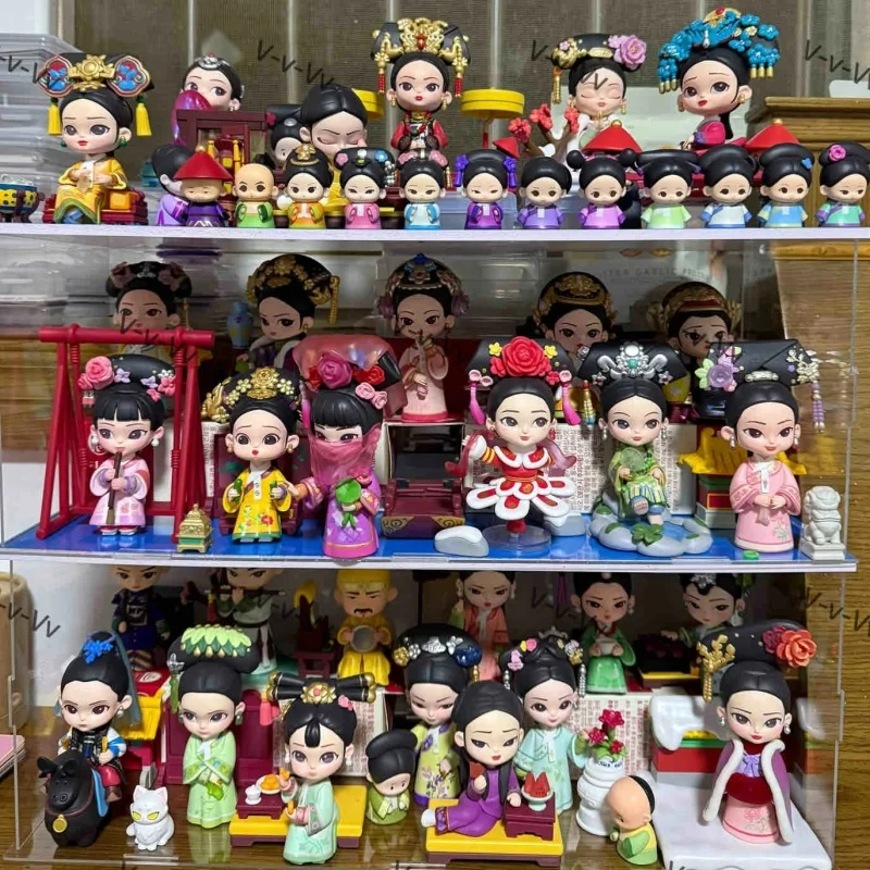 Anime Empresses In The Palace 3 Generation Blind Box Legend Of Zhen Huan Action Figurine Cute Pvc Model Surprise Toy Girl Gifts
