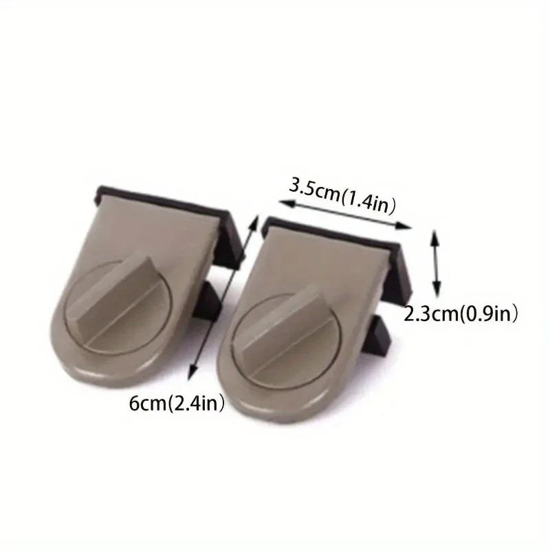 Aluminum Alloy Sliding Door Window Lock Anti-Theft Anti-Pinch Safety No-Drill Installation Pet-Proof Two-Way Fixation