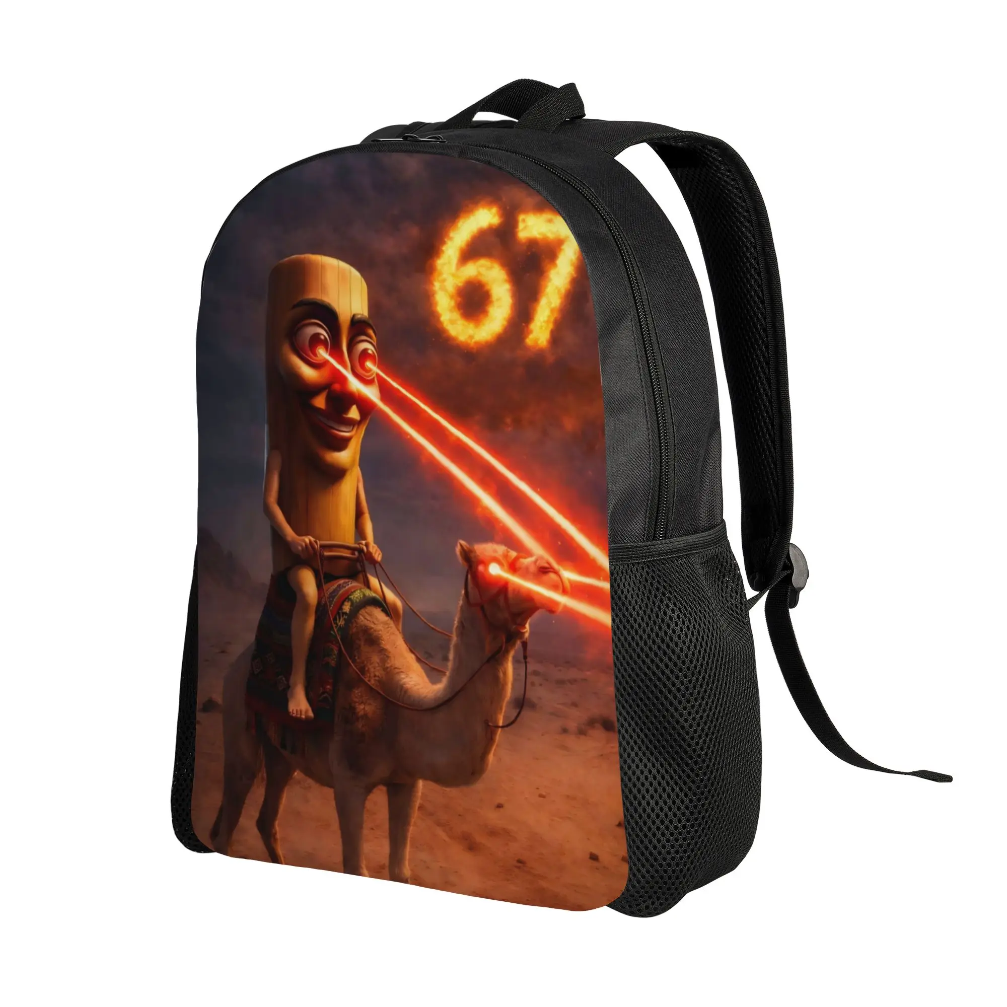 Back to school season Tung Tung Tung Sahur 67 Backpack 67 Male Lady Classic Backpack