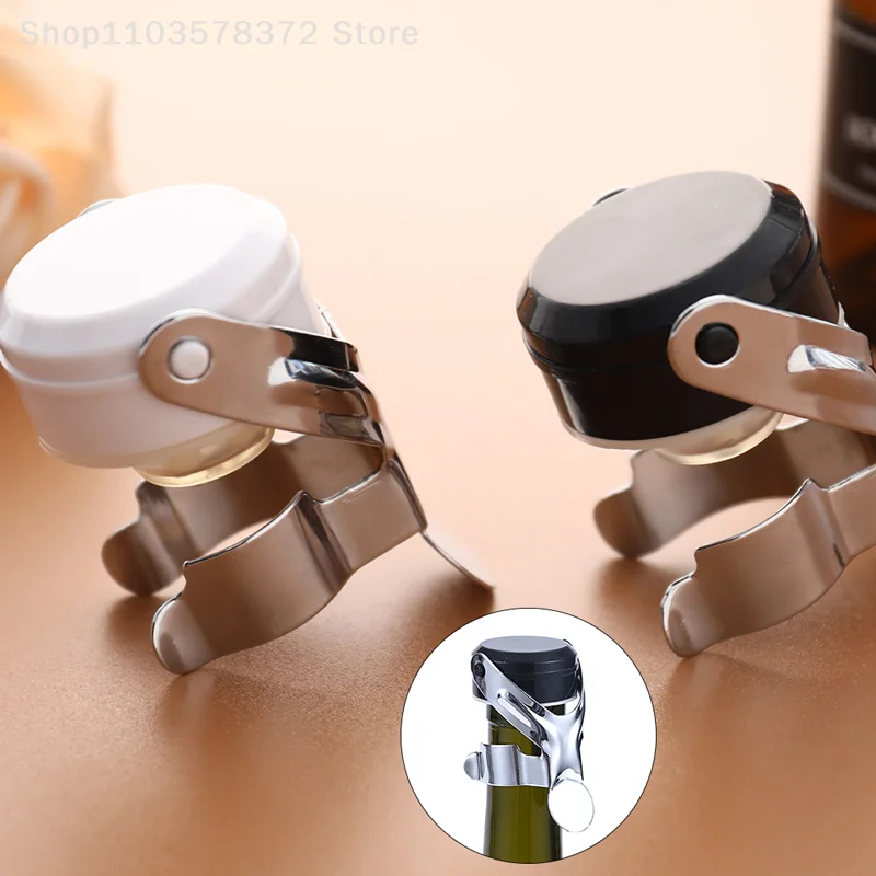 Stainless Steel Champagne Stopper Bottle Sealer for Champagne Wine Built-In Pump