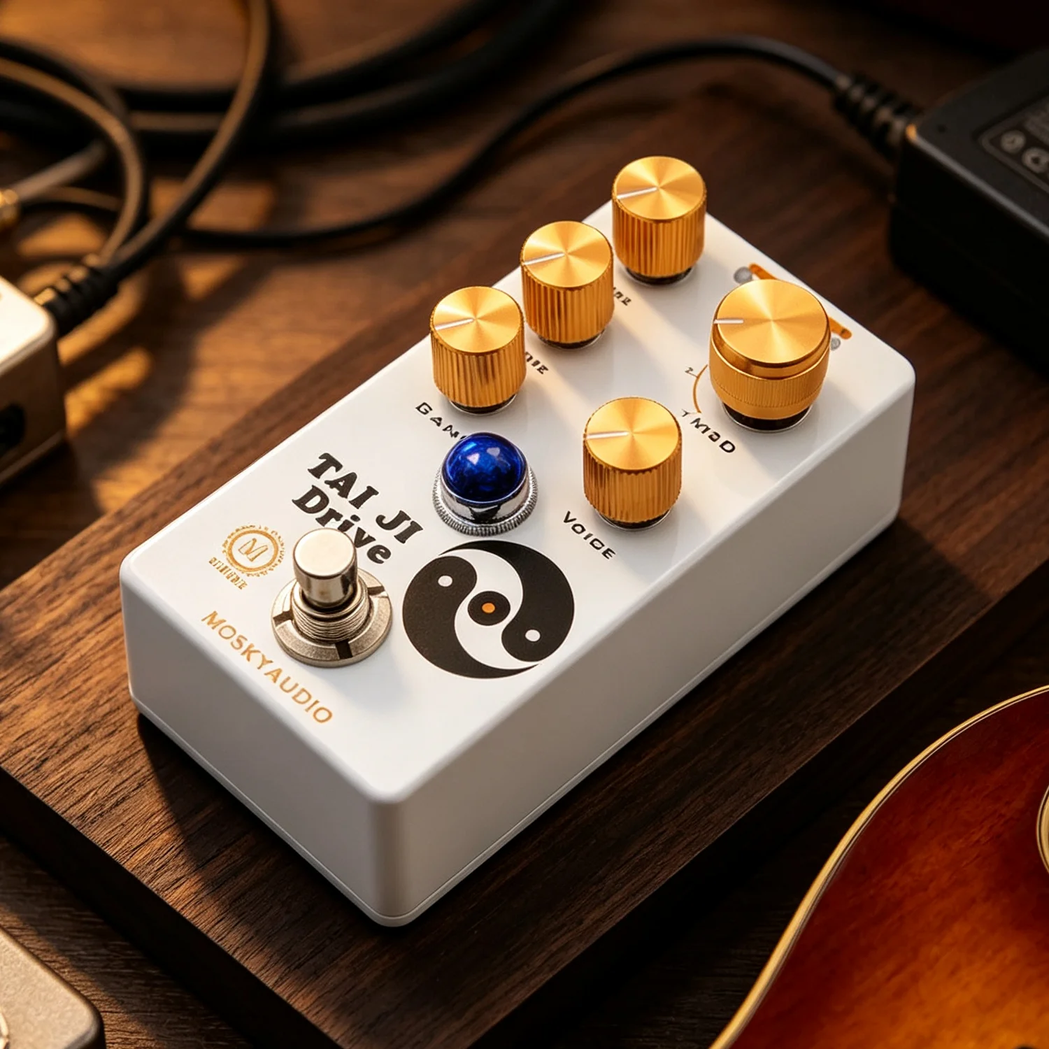 MOSKY TAI JI Drive Guitar Effect Pedal Amp-In-A-Box Overdrive Effect Pedal Overdrive Guitar Pedal True Bypass Full Metal Shell view 4