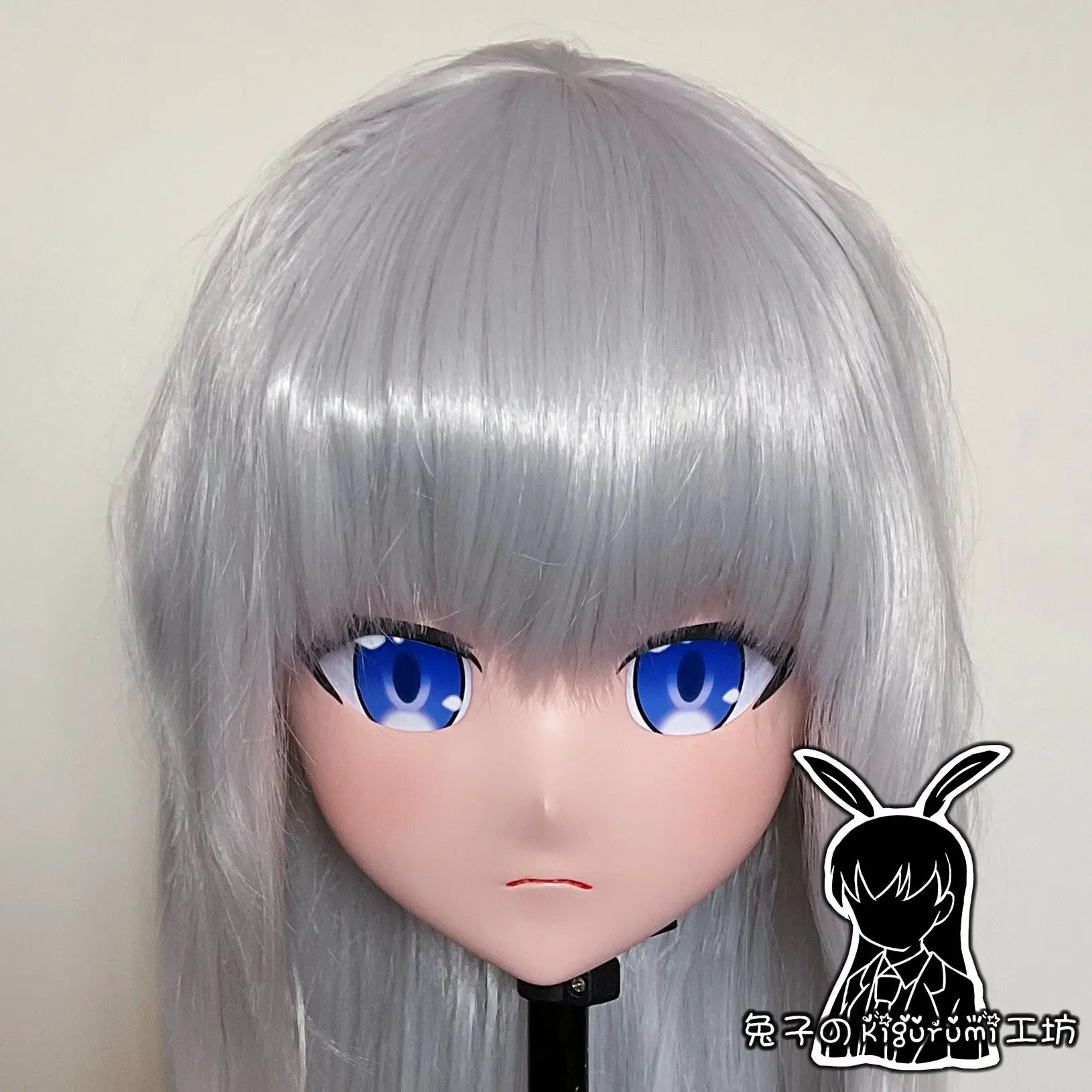 

(KMY047)Customize Character Female/Girl Resin Kig Full/Half Head With Lock Anime Cosplay Japanese Animego Kigurumi Mask