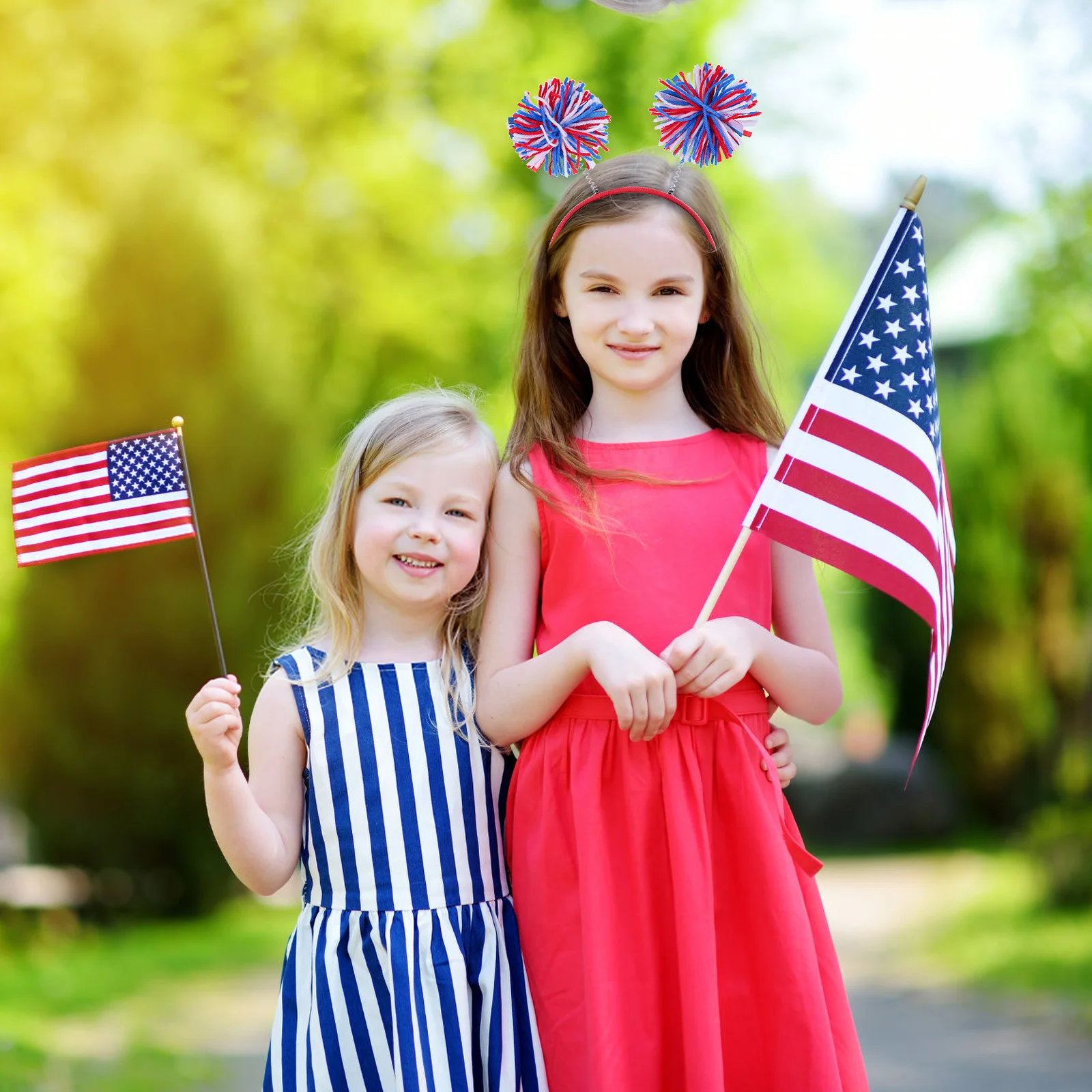 

1Pcs Independence Day Headband Creative Festival Hair Hoops American Flag Theme Party Celebration Prop