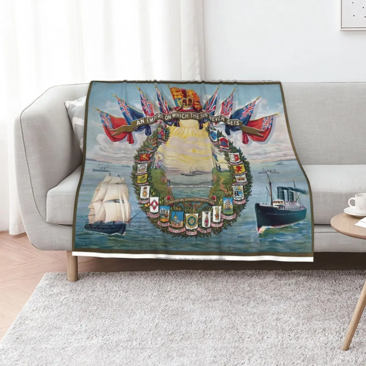 An Empire on which the Sun never Sets Throw Blanket Giant Sofa Camping Sleeping Bag for sofa Beach Blankets