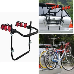 3-Bicycle Sturdy Arm Trunk Mount Bike Carrier Rack Hatchback Rear Holder for AUTO SUV & Car /Roof rack