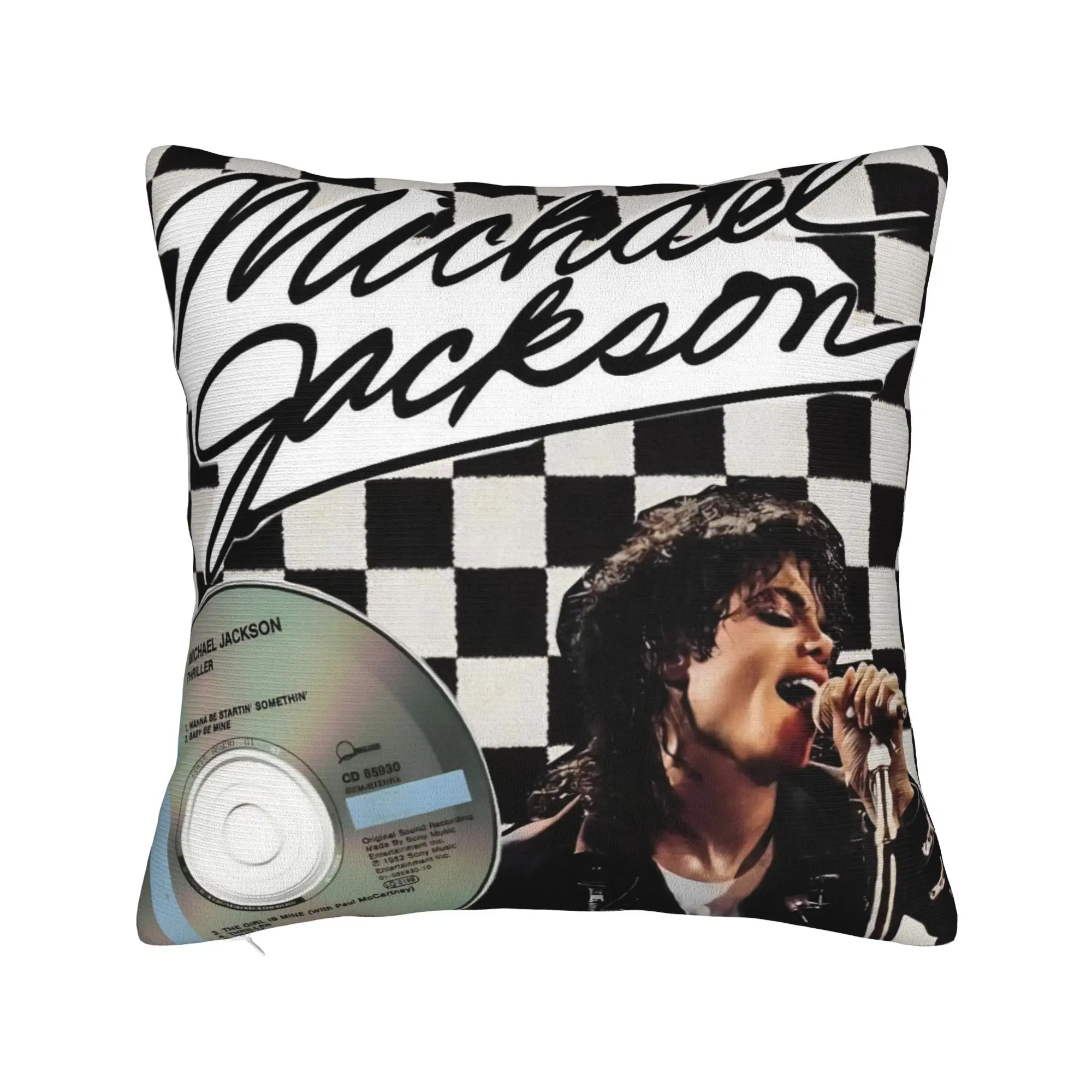 Singer Michael Jacksons MJ Tour 2026 Pillow Cover Merch Printing Cushion Cover Decor Throw Pillow Case Cover Home Multiple Sizes