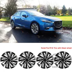 4PCS 15/16 Inch Universal Hub Caps For Toyota/Ford/ KIA/Honda/Volkswagen VW Replacement Wheel HubCap Full Rim Cover Accessories