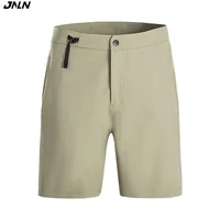 JNLN Pantalones cortos de secado rápido para hombre y mujer, pantalones cortos de verano para correr y senderismo con bolsillos con cremallera para acampar, senderismo, escalada de gran tamaño