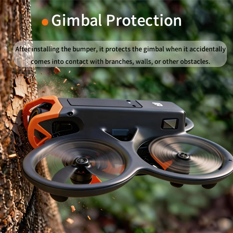 

Camera Lens Protector Guard for DJI Avata 2, Front Camera Protective Frame, Anti-Collision Lens Protection Cover FPV Drone Acces