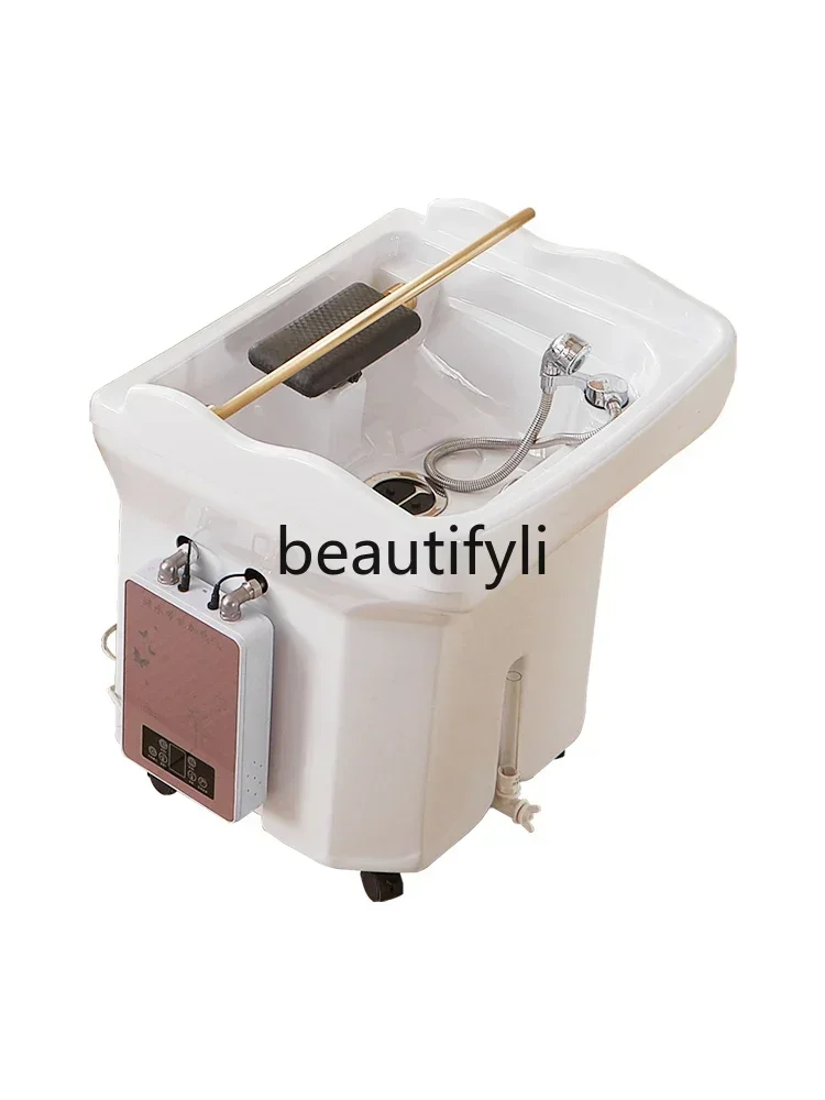 

Head treatment bed Water circulation Head treatment instrument Fumigation spa machine Mobile shampoo basin