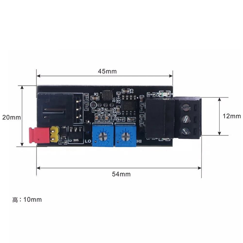 PTO1F Controller Aircraft Remote Control To Electric Vehicle Controller Signal Receiver Signal Converter 20mm*45mm*10mm Board