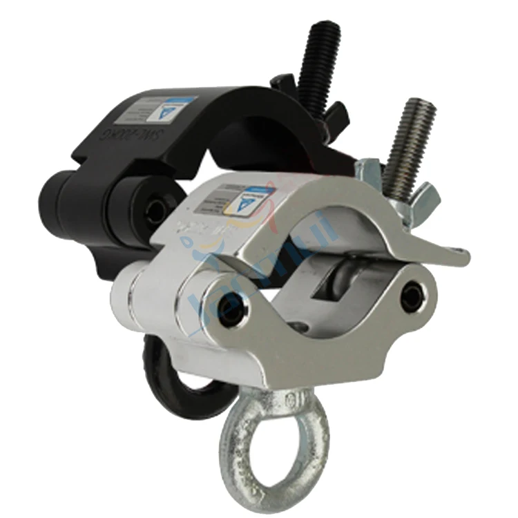 

Зажим для глаз 200 кг, 440 фунтов, ферменная муфта для освещения сцены, 48-51 мм, зажимы с подвижной головкой, луч света, аксессуары для диджеев, профессиональный световой крючок