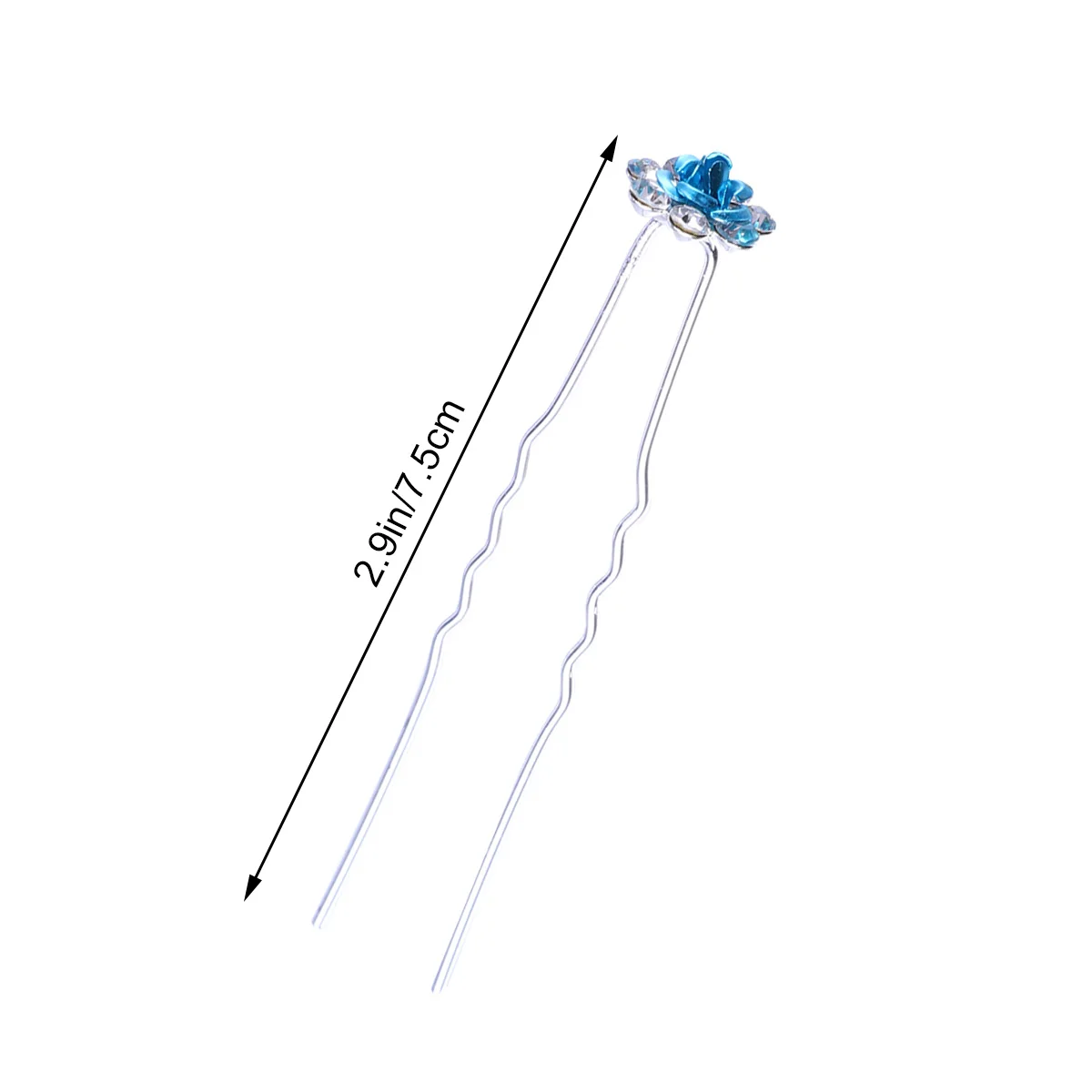 

20pcs Bridal Hairpin Rhinestone Flower Women Accessories Bridesmaid Clips Wedding Daily Gift Hair Styling Tools
