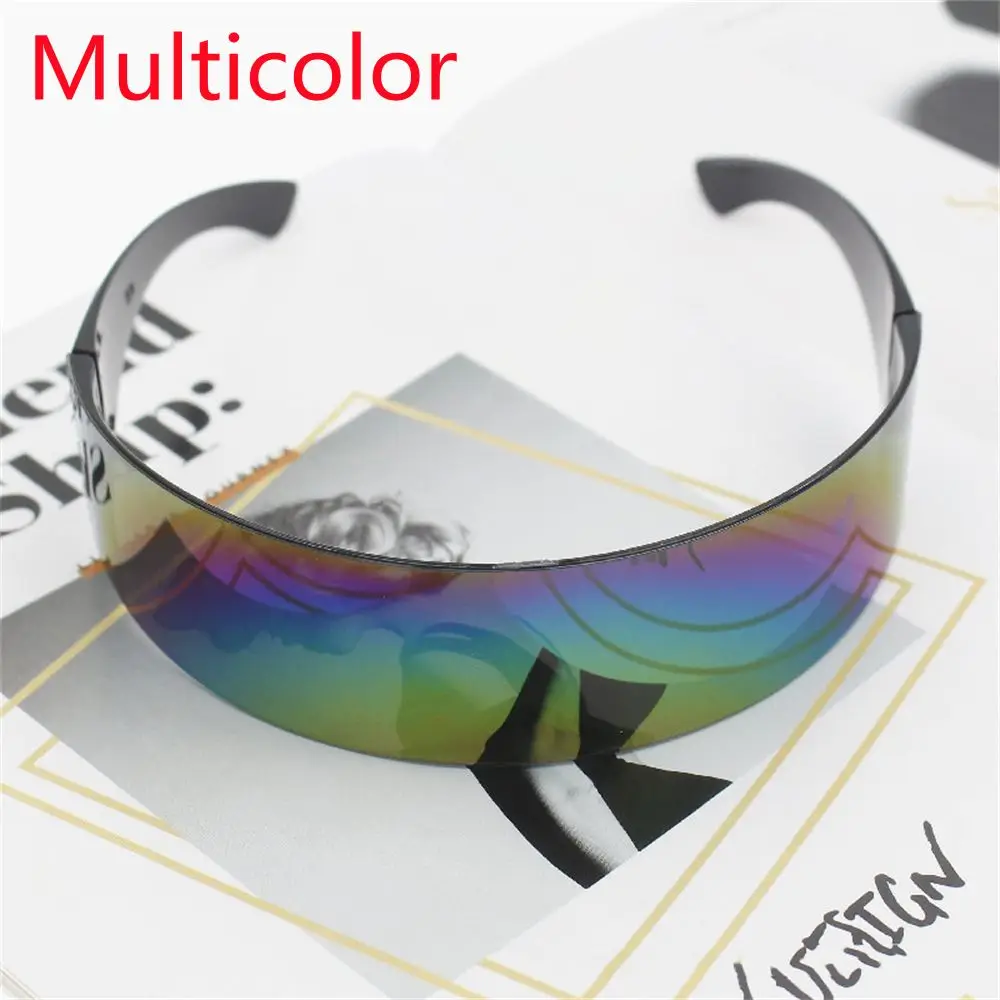 

Women Men Vintage Fashion Eyewear Punk Future Warrior Sunglasses Retro Sun Glasses UV Protection Rimless Sunglasses