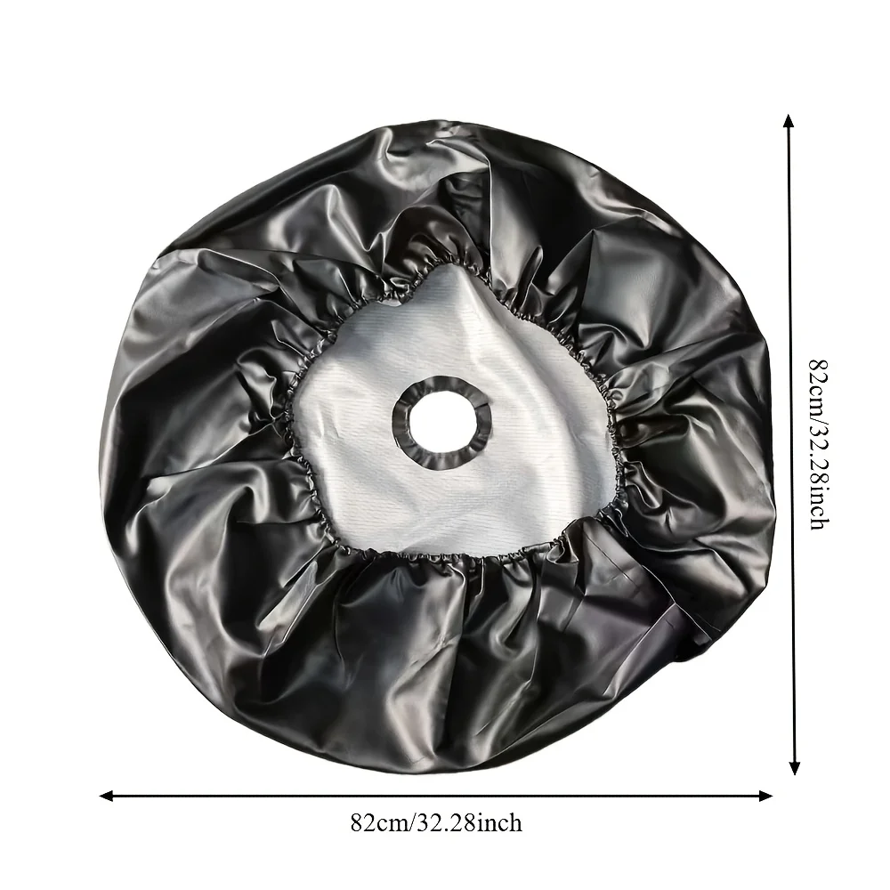 Spare Tire Protector Featuring A Camera Opening, Suitable For Jeep For Wrangler JL Sport/Sahara (2018-2025) With Rearview Camera