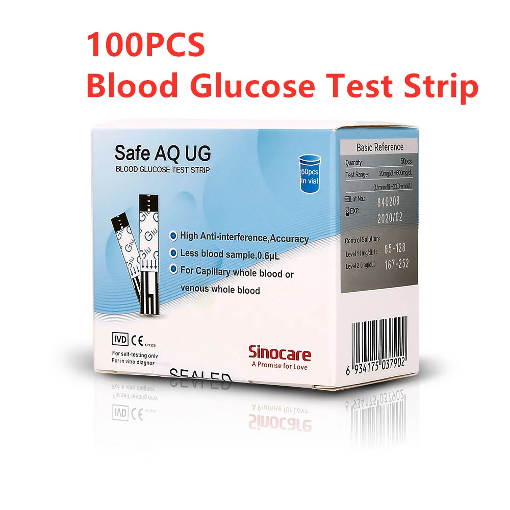 100pcs Blood strips