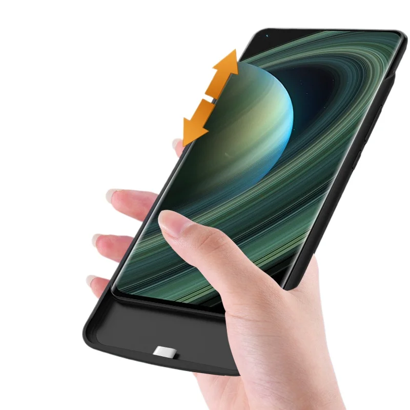 Voor Xiaomi 10s Terug Clip Batterij Power Bank Draagbare Oplader Reservebatterij 10000mAh Externe Batterij Oplader Case 2 stuks