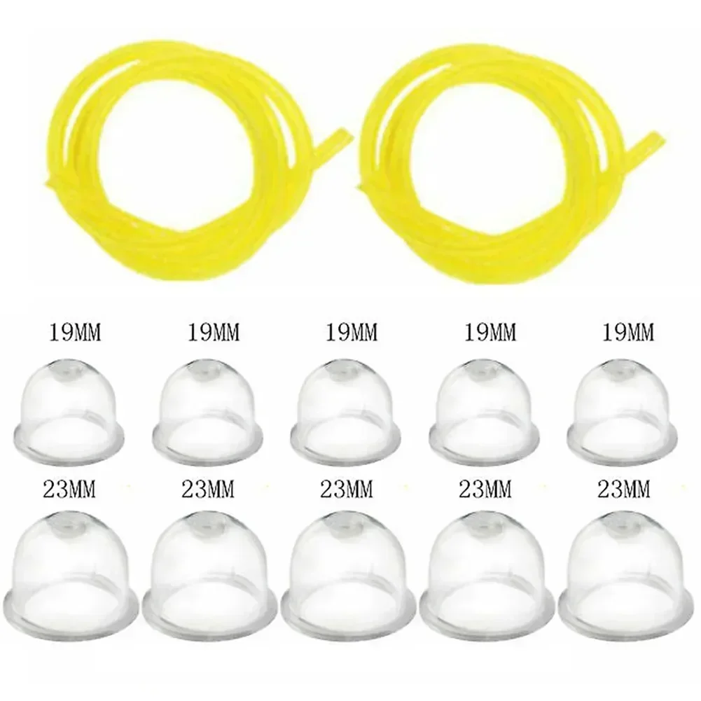 Conjunto Carburador Carb Primer Bulb Cap Pequena Grande Bomba de Combustível para Homelite para Stihl para Motosserras Acessórios Trimmer 12 Peças