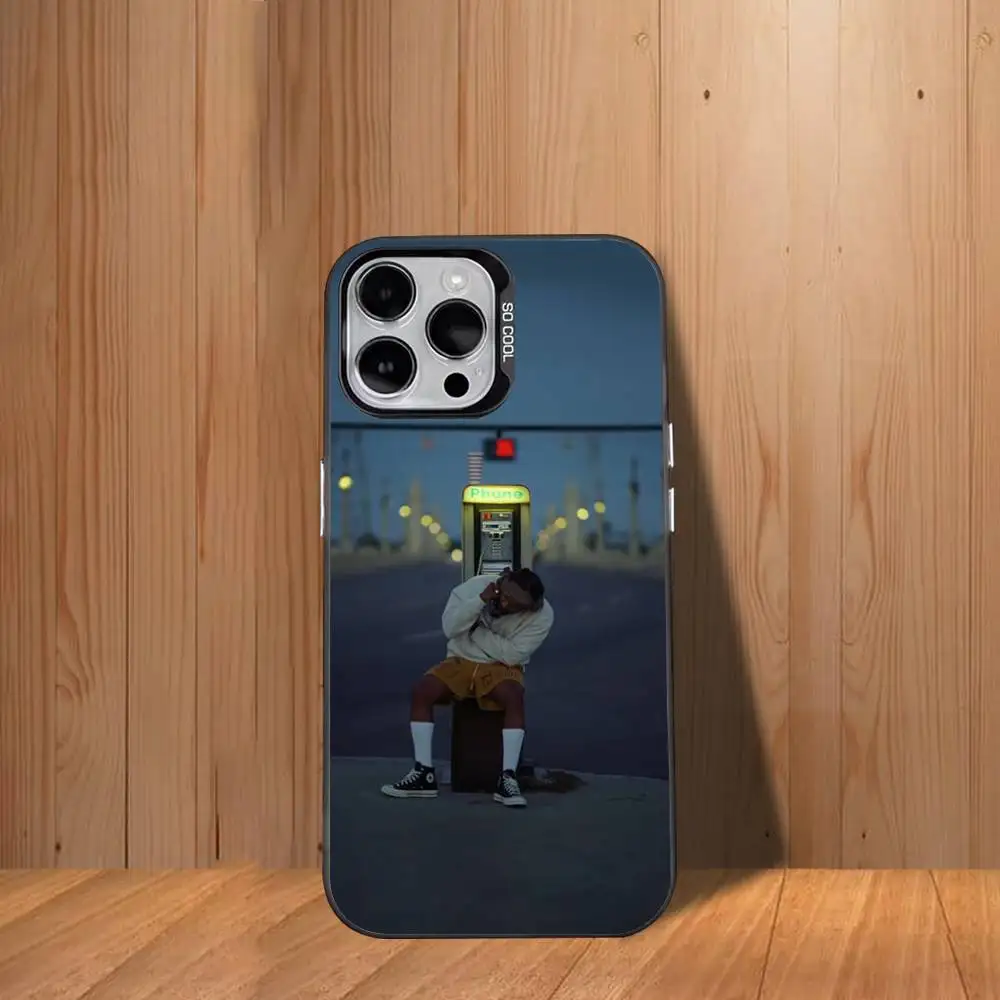 Funda de teléfono K-Kendrick L-Lamar para iPhone 17,16,15,14,13,12,11, Mini,Pro,SE,MAX, funda blanca mate a prueba de golpes