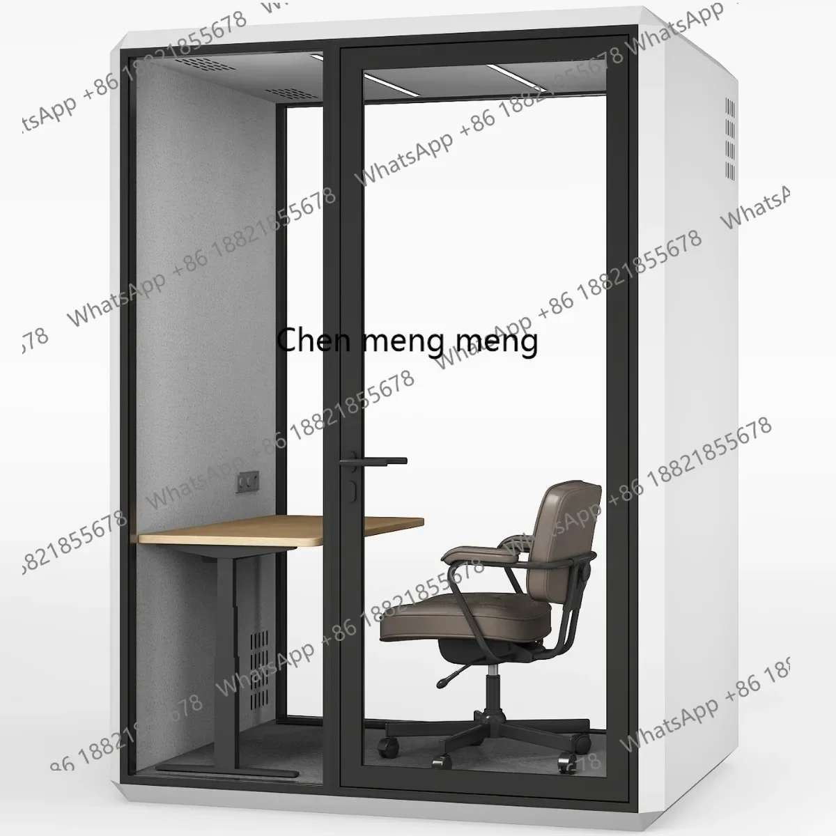 A139 كشك الهاتف المحمول غرفة عازلة للصوت مكتب غرفة الاجتماعات الهاتف غرفة الممارسة التعلم مساحة صامتة