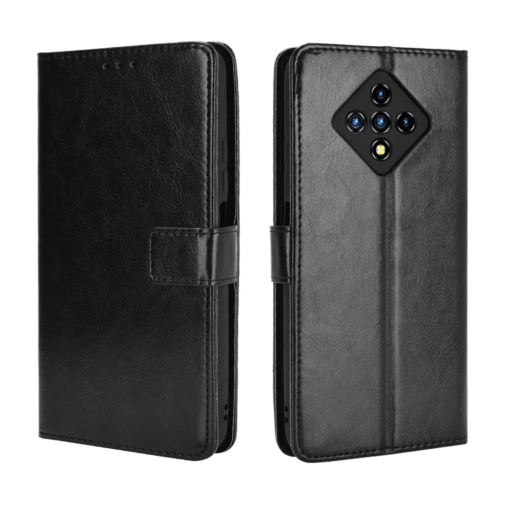 Flip Leather Magnetic Button Phone Cover Card Slot Wallet Fall Prevention Case For Infinix Zero 8 X68 30 20 4G 5G X6731 X6821