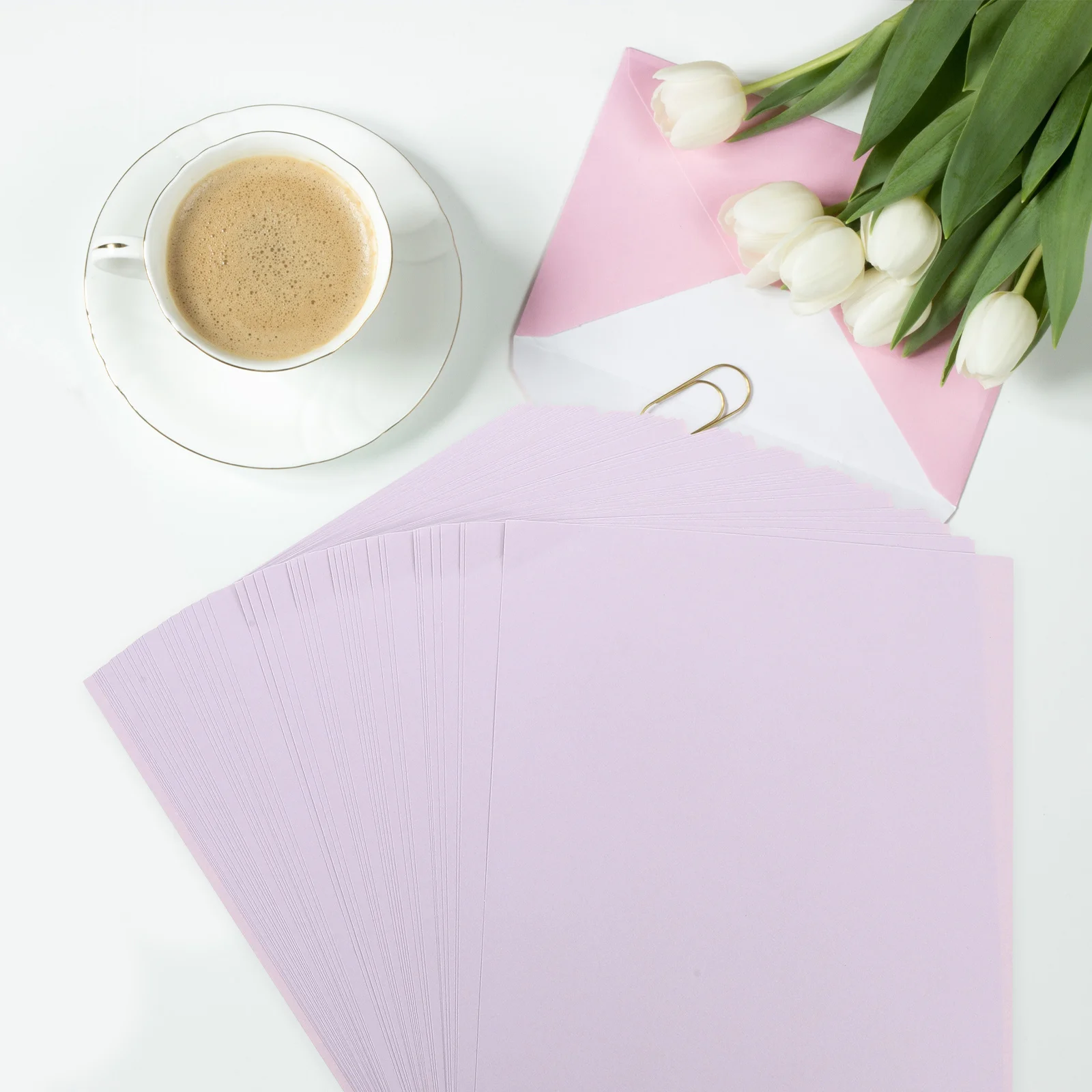 

50 Sheets Sticker Paper for Printer Self-adhesive Printing Laser Printable Labels Violet Stickers Address