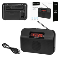 Radio Construction Kitchen Portable Battery-Operated Analog FM AM Kruger & Matz