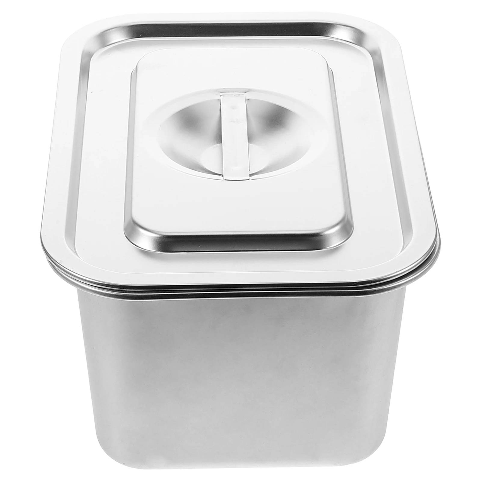 

Stainless Steel Food Residue Storage Box Compost Bin For Kitchen Thickened Countertop Bin Odor Resistant Lid Desktop Composting