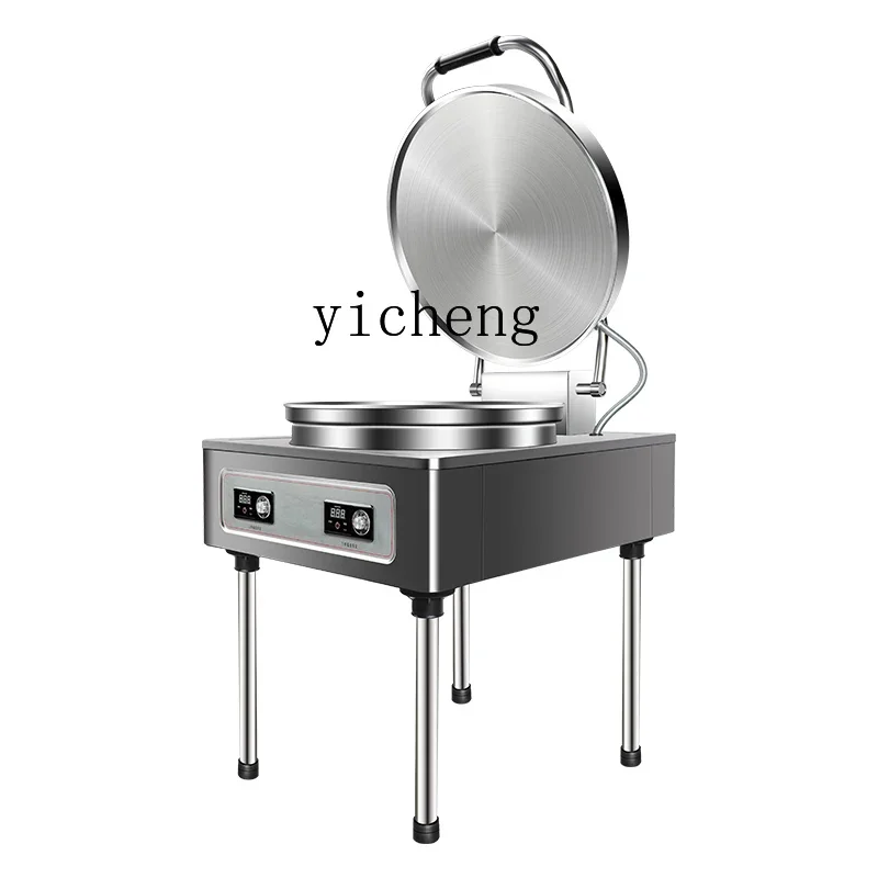 

Electric Baking Pan Commercial Desktop Double Side Heating Automatic Temperature Control Electric Cake Oven Pancake Machine