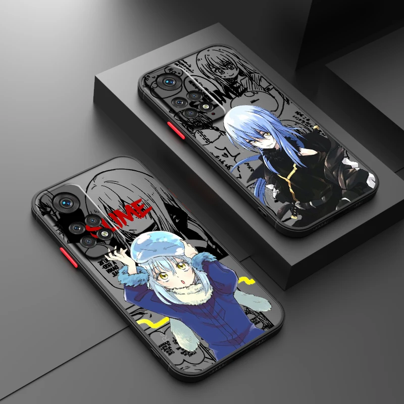 R-Rimuru T-Tempest Cool Anime Frosted Translucent For Redmi 8 8A 9A 9C 9AT 9 9T 10X 10A 10C 10 11A 12C 12 13C 5G Funda