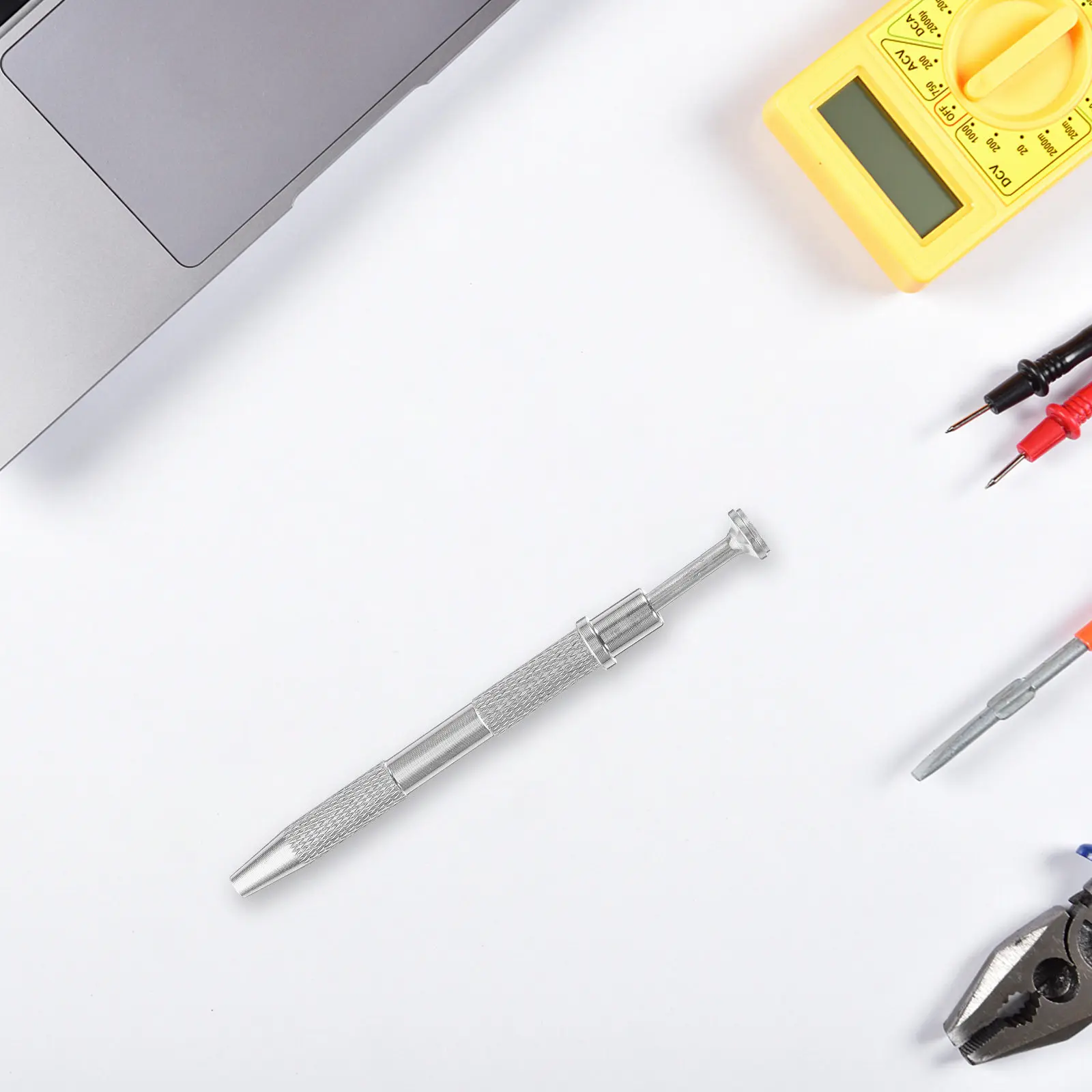 

4-Prong Spring Assisted Grabber Tool Ic Extractor Chip Removal Claw Pickup Holder For Electronic Components Welding Tools