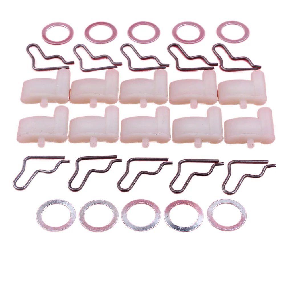 10 قطعة كاتب الدقرة الكلب الربيع غسالة عدة ل Stihl FC55 FS38 FS45 FS46 FS55 BG55 BG85 BG65 TS400 HL45 الانتهازي جزء 4116 195 7200 #6