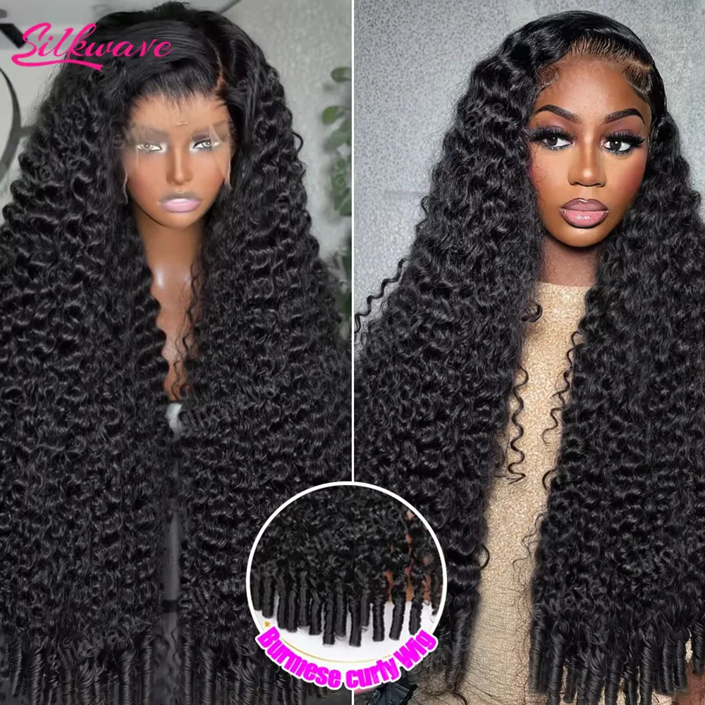 

Парик из натуральных волос Buremese Curly Wave, 13x6, с предварительно сформированным HD-кружевом, 200% плотность, глубокая волна, парик из натуральных волос 13x4 с кружевной передней частью