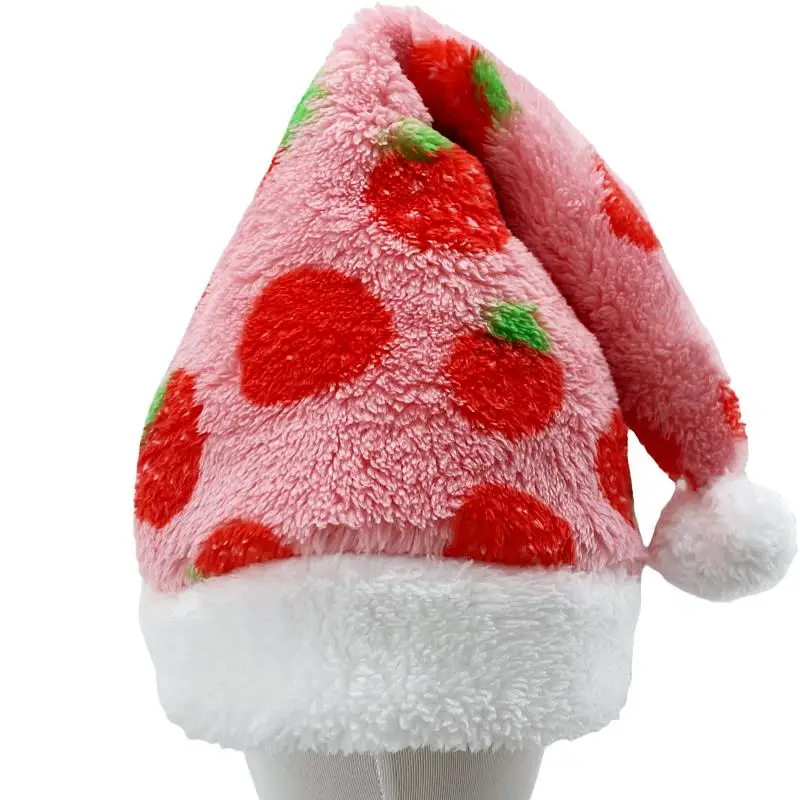 

Winter Thick Warm Beanies Hat Women Fashion Cute Plush Cap Cartoon Pink Kids Girls Fleece Brimless Cap Snowy Thermal Ski Hat