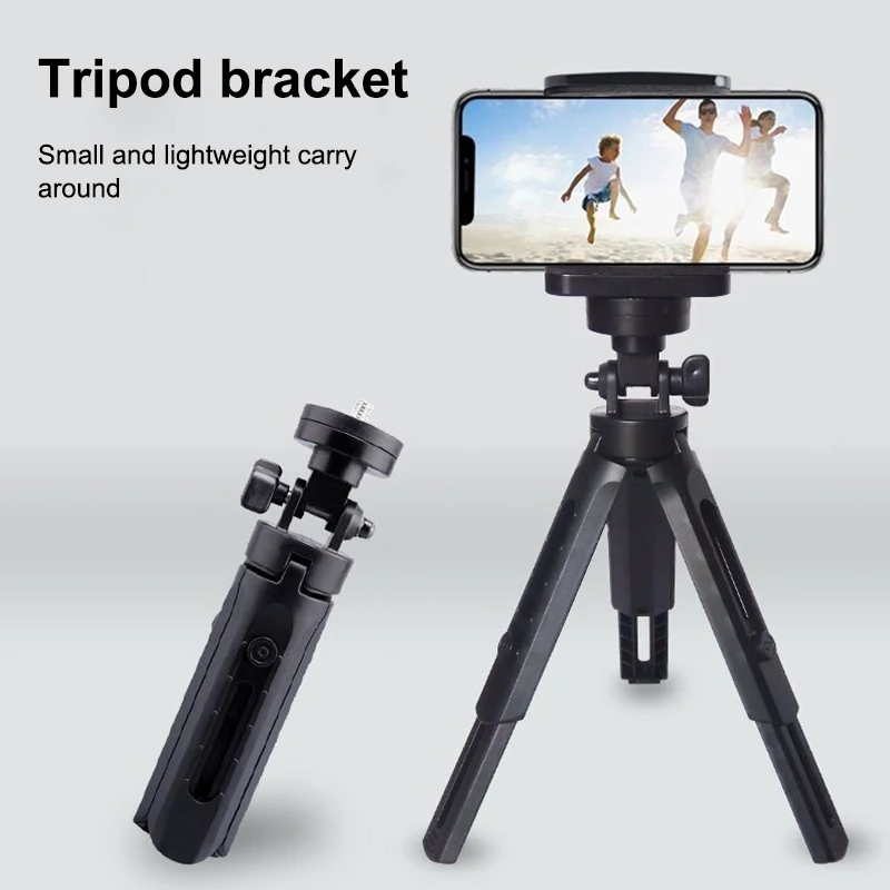 【CM】Tragbares Mini-Stativ für Smartphones, verstellbare Desktop-Handyhalterung, Selfie-Stick-Stativ, Handyhalter für Live-Video-Selfies